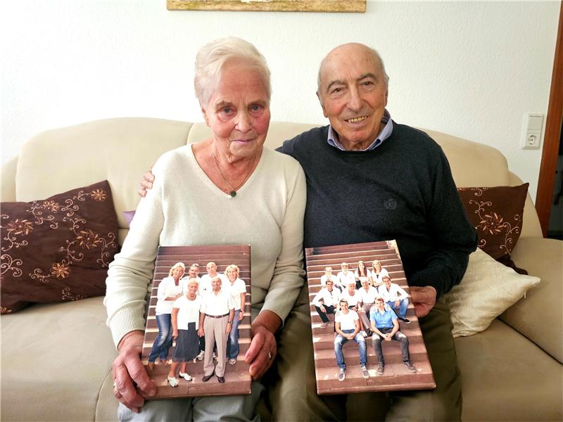 Heidi und Romano Galante sind seit 60 Jahren verheiratet. Foto: Sowa