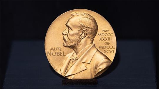 Heiß begehrt: Die Nobelmedaille, in diesem Fall diejenige, die der deutsche Schriftsteller Günter Grass 1999 in der Kategorie Literatur erhalten hat.
