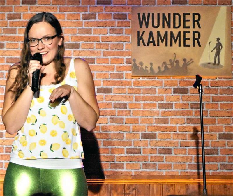 Helen Bockhorst plaudert leicht und locker.  Foto: Dürich
