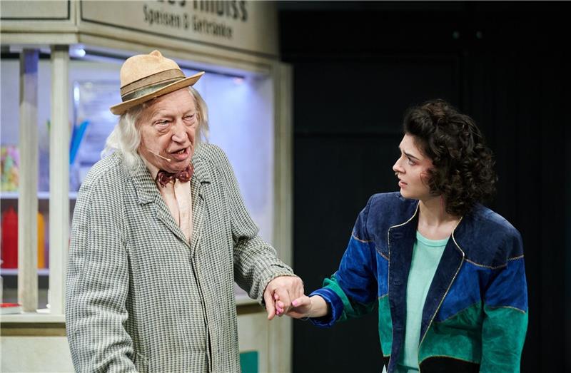 Berliner Kultmusical „Linie 1” bekommt ein Update Helena Charlotte Sigal und Dietrich Lehmann in der Fotoprobe zur Neuinszenierung von „Linie 1“.