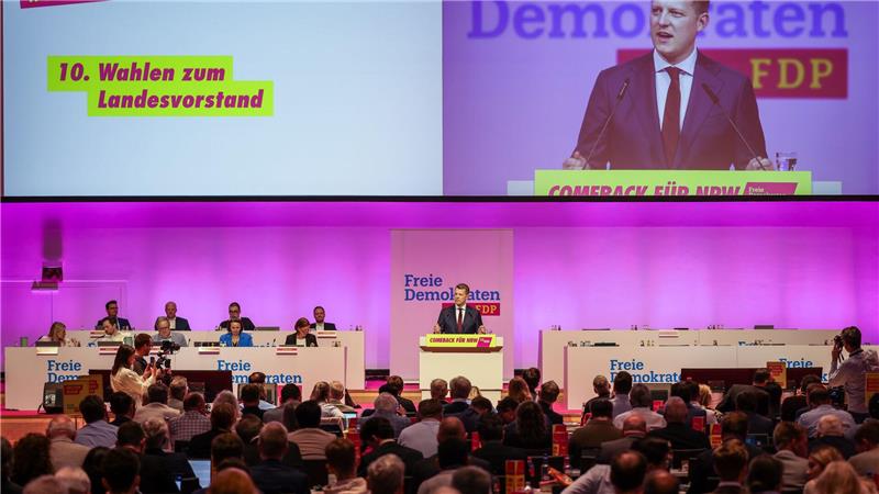 Henning Höne bekommt vom Parteitag Rückenwind für seine Kandidatur um den Bundesvorsitz.