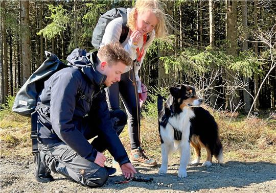 Herausforderungen für Mensch und Hund stellen sich bei „The Game“ im Oberharz.  Fotos: Tourist-Informationen Oberharz
