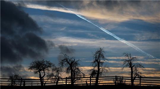 Herbstliche Abendstimmung in Unterfranken