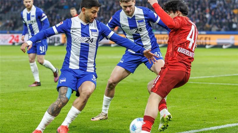 Hertha BSC präsentiert sich gegen Lautern deutlich als bei der Blamage in Regensburg. 