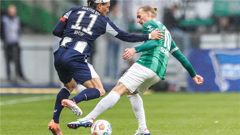 Hertha war in der agilen Partie zumeist spielbestimmend.