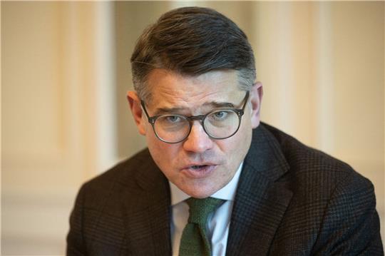 Hessens Ministerpräsident Boris Rhein. Die drei südlichen Bundesländer Bayern, Baden-Württemberg und Hessen sind die größten Geber beim Finanzkraftausgleich.