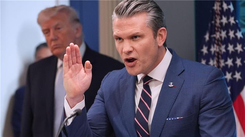 „Heute wird – auf Anweisung des Präsidenten – der größte Umfang an Angriffen seit Beginn des Einsatzes geflogen“ - sagt US-Verteidigungsminister Pete Hegseth. 
