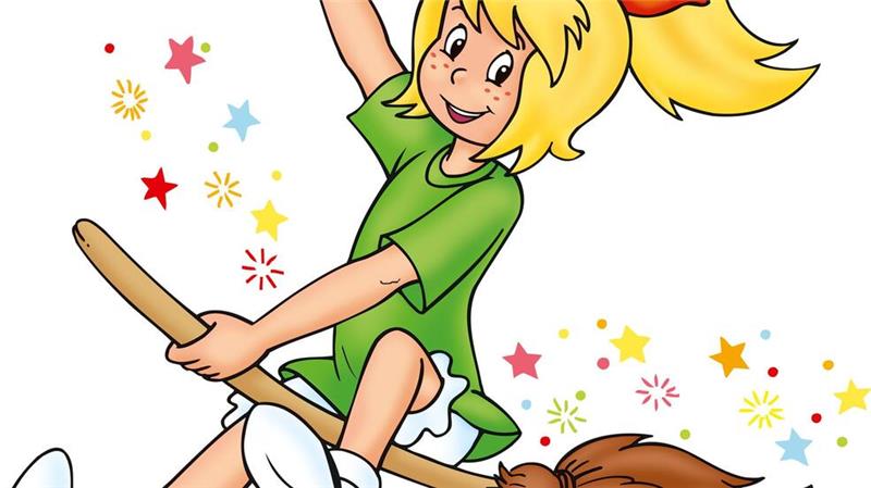 Bibi Blocksberg wird 45 Jahre alt Hex Hex: Bibi Blocksberg und ihr fliegender Besen namens Kartoffelbrei.