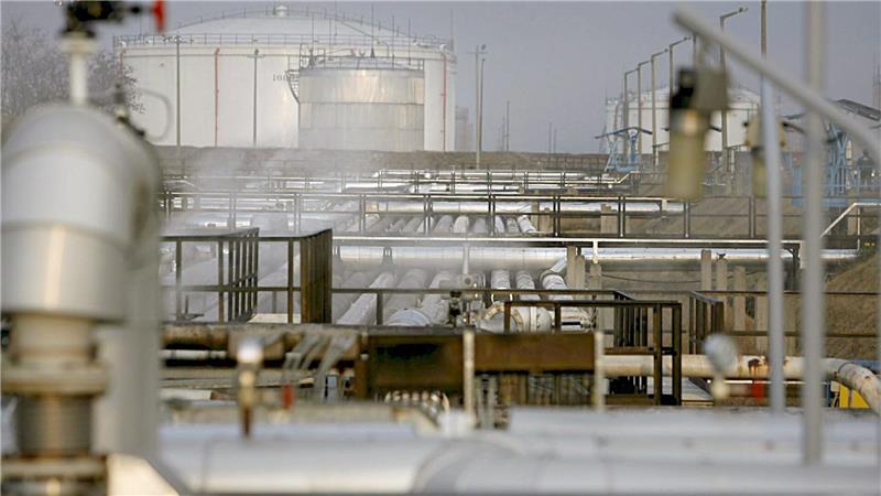 Hier kommt derzeit kein russisches Öl mehr an: Empfangsstation der Druschba-Ölpipeline in Ungarn. (Archivbild)