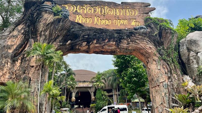 Ein Hippo-Mädchen als Kassenschlager: Das Phänomen Moo Deng Hier lebt Moo Deng: der Khao Kheow Open Zoo außerhalb von Bangkok.