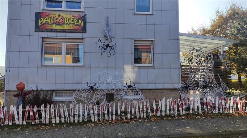 Hier sind Halloweenfreunde willkommen.
