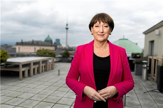 Hildegard Müller, Präsidentin des Verbandes der Automobilindustrie kommt nach Goslar.  Foto: Carsten Koall/dpa