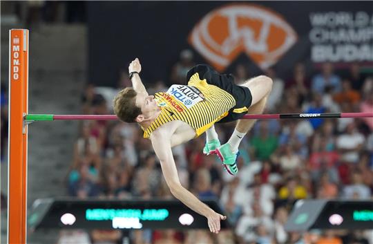 Hochspringer Tobias Potye hat bei der Leichtathletik-WM in Budapest eine Medaille verpasst.