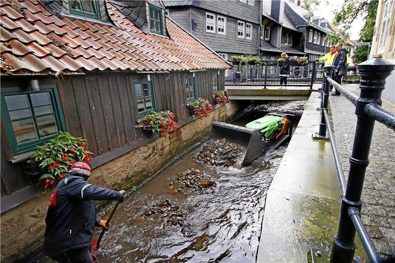 Hochwasserschutz-Maßnahmen in der Abzucht: Der BUND vermisst ein förmliches Verfahren zu den aktuellen Überschwemmungsgebieten. Archivfoto: Epping