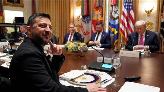 Hofft auf Tomahawks: Der ukrainische Präsident Wolodymyr Selenskyj.