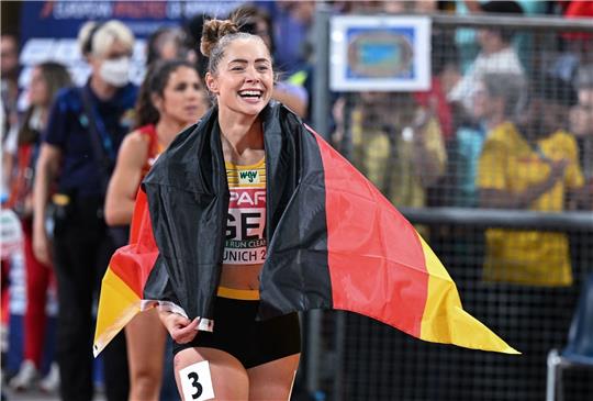 Holte EM-Gold über 100 Meter und mit der Staffel über 4 x 100 Meter: Gina Lückenkemper.