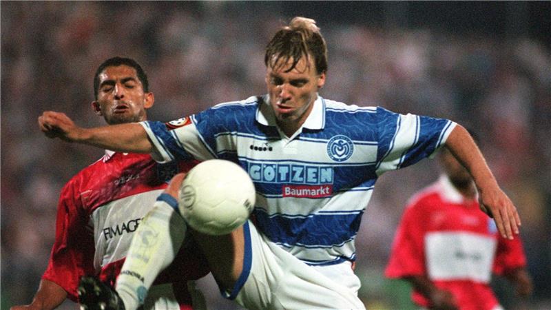 Horst Steffen im Trikot des MSV Duisburg.