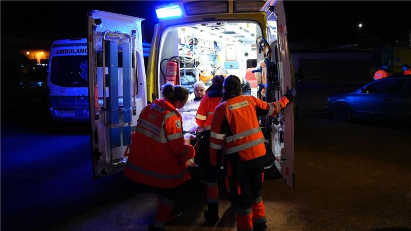 Hunderte Sanitäter, Polizisten und Feuerwehrleute waren nach dem schweren Zugunglück im Einsatz.