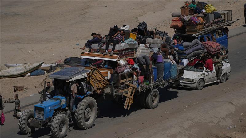 Hunderttausende Menschen sind bereits aus der Stadt Gaza geflohen. 