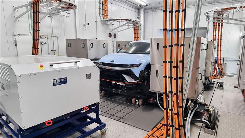 Hyundai erweitert Europa-Testcenter in Rüsselsheim Hyundai prüft seine Europa-Modelle in Rüsselsheim mit modernen Anlagen.