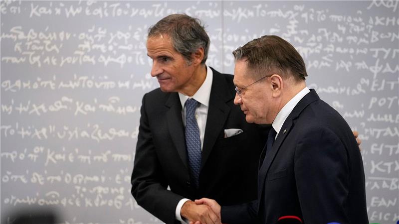 IAEA-Chef Grossi ist zuletzt mehrfach nach Russland gereist, wo er auch den Chef der russischen Atombehörde Lichatschow traf. (Archivbild)