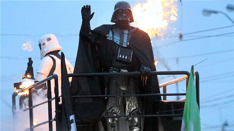 ILLUSTRATION Menschen neigen dazu, Film-Schurken wie Darth Vader der politischen Gegenseite zuzuordnen.