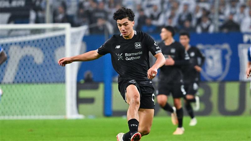 Ibrahim Maza krönte seine starke Leistung mit dem Treffer zum 4:0.