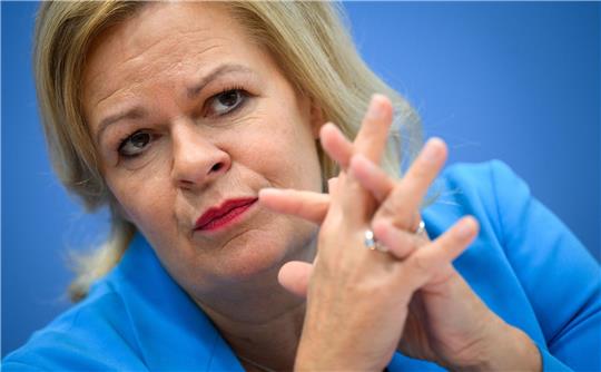 «Ich setze auf die politische Auseinandersetzung», sagt Bundesinnenministerin Nancy Faeser (SPD).