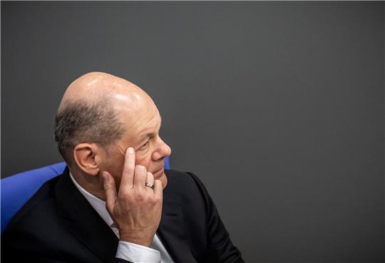 «Ich will, dass Deutschland ganz vorne dabei ist»: Bundeskanzler Olaf Scholz.