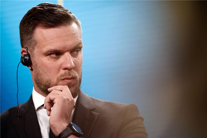Landsbergis wirft Scholz indirekt Angst vor Russland vor «Ich wünschte, ich müsste nicht noch einen Tag länger warten, bis Panzer geliefert werden»: Gabrielius Landsbergis (Archivbild).