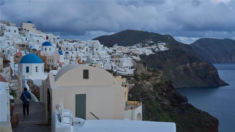 Santorini: Experten registrieren vulkanische Aktivität Idylle am Kraterrand - Santorini fürchtet die Vulkane.