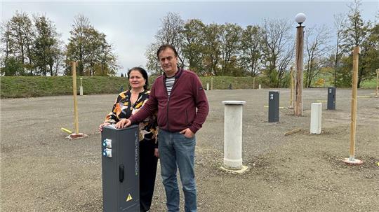Ifeta und Mujo Kajevic öffnen am 30. Oktober auf dem ehemaligen Schützenplatz einen Wohnmobilplatz.