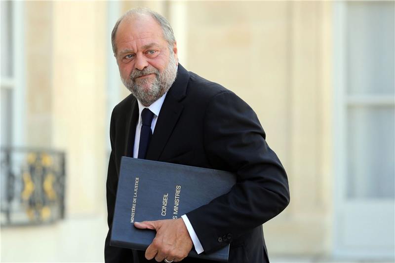Ihm drohen im Falle eines Schuldspruchs bis zu fünf Jahre Haft: Éric Dupond-Moretti.