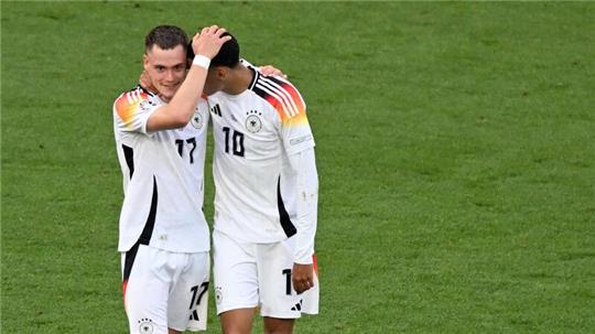 Das EM-Zeugnis der DFB-Spieler: Zukunfts-Trumpf „Wusiala“ Ihnen gehört die Zukunft: Deutschlands Florian Wirtz (l) und Jamal Musiala.