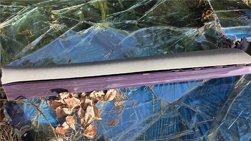 Teile eines alten Audis liegen im Wildemanner Wald.