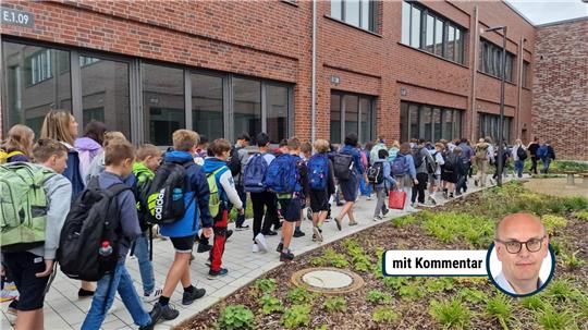 Im August 2024 erobern die CvD-Schüler das neue Schulzentrum Goldene Aue