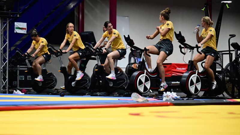 Deutsche Olympia-Ziele: Erst Paris-Erfolge, dann Heim-Spiele Im Deutschen Haus in Paris gibt es auch ein Trainingszentrum für die deutschen Olympia-Teilnehmer.