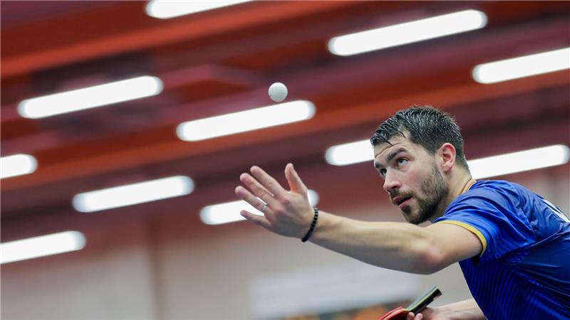 Deutschland fordert Frankreich: EM-Traum-Halbfinale perfekt Im EM-Halbfinale: Patrick Franziska und die deutsche Tischtennis-Nationalmannschaft.
