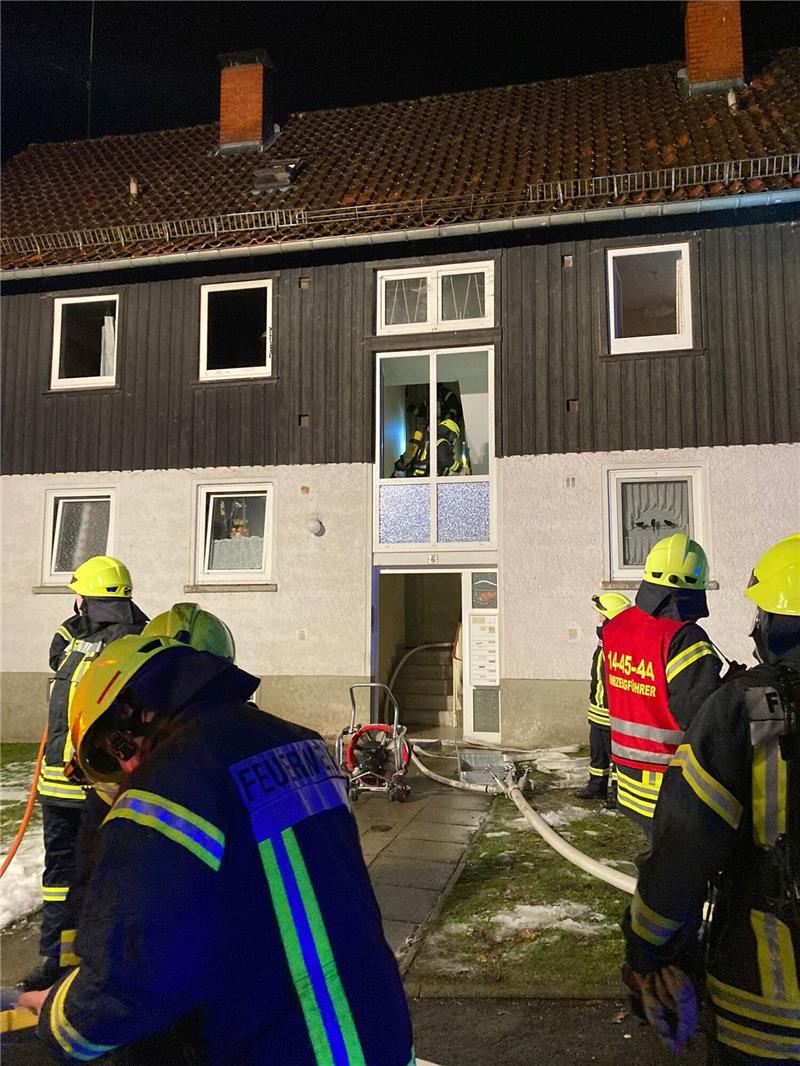 Im Einsatz waren die Feuerwehren aus Clausthal-Zellerfeld und Wildemann. Foto: Feuerwehr Clausthal-Zellerfeld