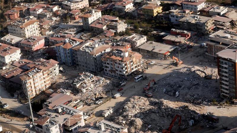 Gericht verhängt hohe Haftstrafen nach Erdbeben in Türkei Im Februar 2023 kamen Zehntausende Menschen ums Leben (Archivfoto).