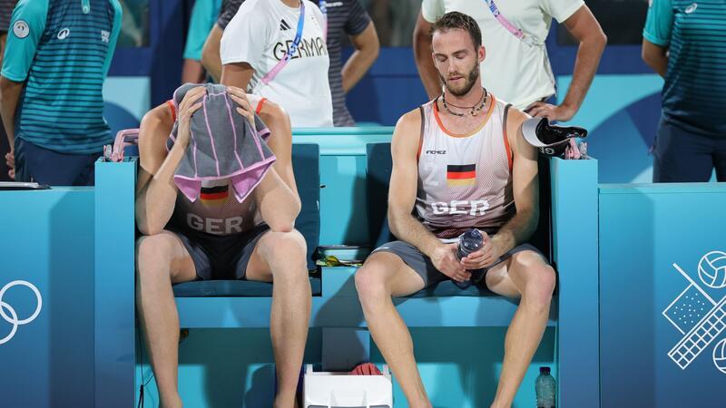 Silber-Freude wächst bei Beach-Duo: LA als neues Ziel Im Finale ohne Chance: Ehlers und Wickler.