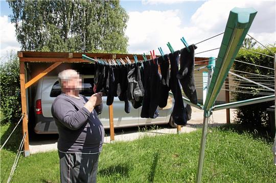 Im Garten eines Männerhauses: Der Zufluchtsort öffnete 2009 in Ketzin. Foto: PA