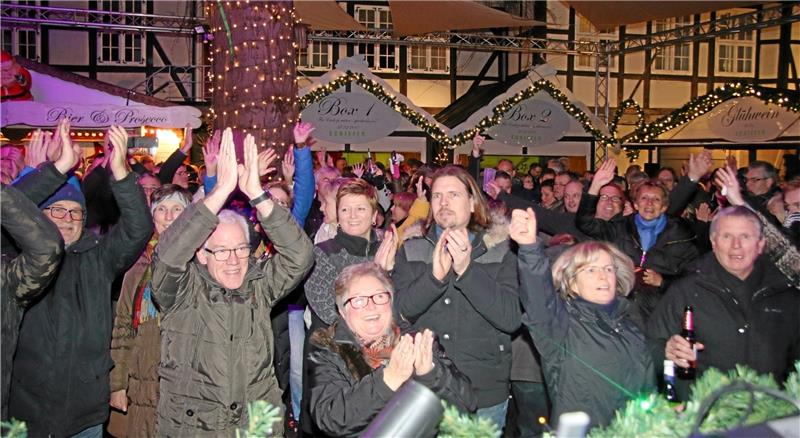Im Innenhof des Schiefers gibt es traditionell am 31. Dezember eine große Outdoor-Party. Archivfoto: Nöhr