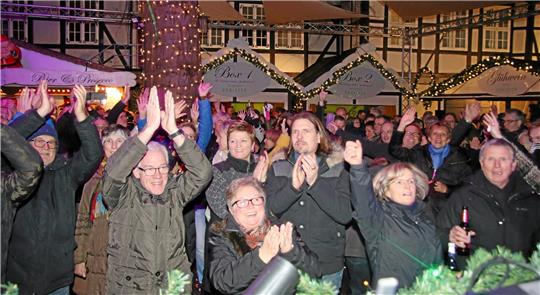 Im Innenhof des Schiefers gibt es traditionell am 31. Dezember eine große Outdoor-Party. Archivfoto: Nöhr