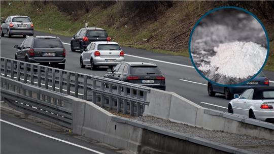 Im Innenraum des VW Golfs wurde rund ein Kilogramm Kokain gefunden.