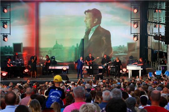 Im Juni 2022 spielt Roland Kaiser vor 7500 Fans auf der Pfalzwiese – ein Comeback wird es frühestens 2024 geben.  Archivfoto: Epping