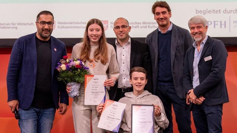 Für ihre App-Idee: Bad Harzburger Schüler sahnen Preise ab Im Juni bekommen Max und Mila Dorka bereits den mit 500 Euro dotierten "Digitalstarter"-Preis überreicht.