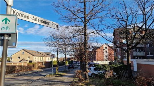 Eine Übersicht über die betroffene Straße