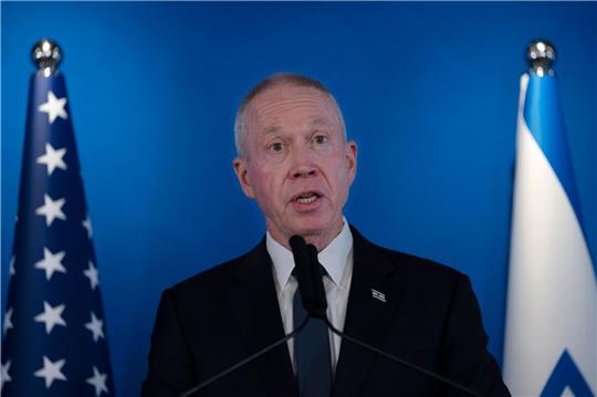 Im Kriegsfall «werden wir nicht zögern, unsere ganze Stärke einzusetzen», sagt Israels Verteidigungsminister Joav Galant.