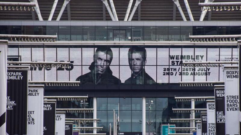 Tickets für Comeback-Tour von Oasis ausverkauft Im Londoner Wembley-Stadion sind insgesamt fünf Konzerte geplant.
